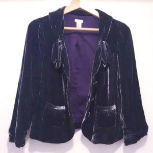 Anthropologie Odille Jacket - Blazer, Purple Color, Women's Size 4